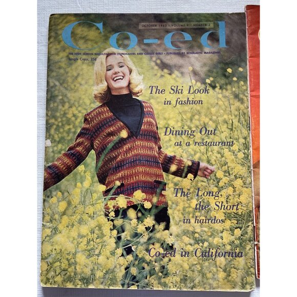 Vintage Co-Ed Magazine Collection Breck Tampax Ads - Picture 3 of 8